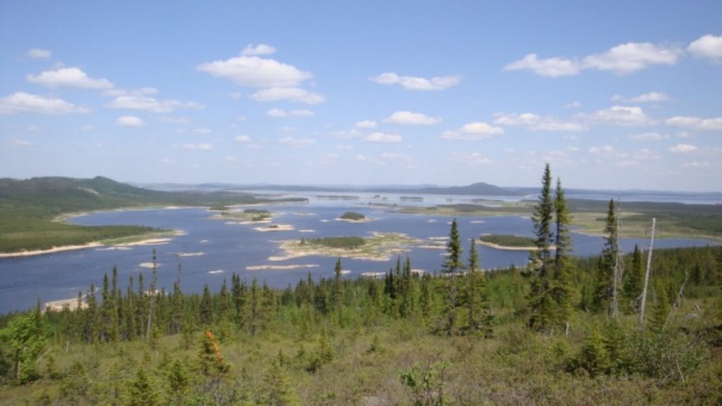 View of Beaufield's Elenore-Opinaca Property in Quebec,Canada