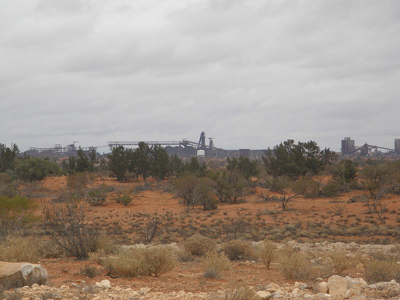 Main shafts of Olympic Dam mine in South Australia. Image: CC