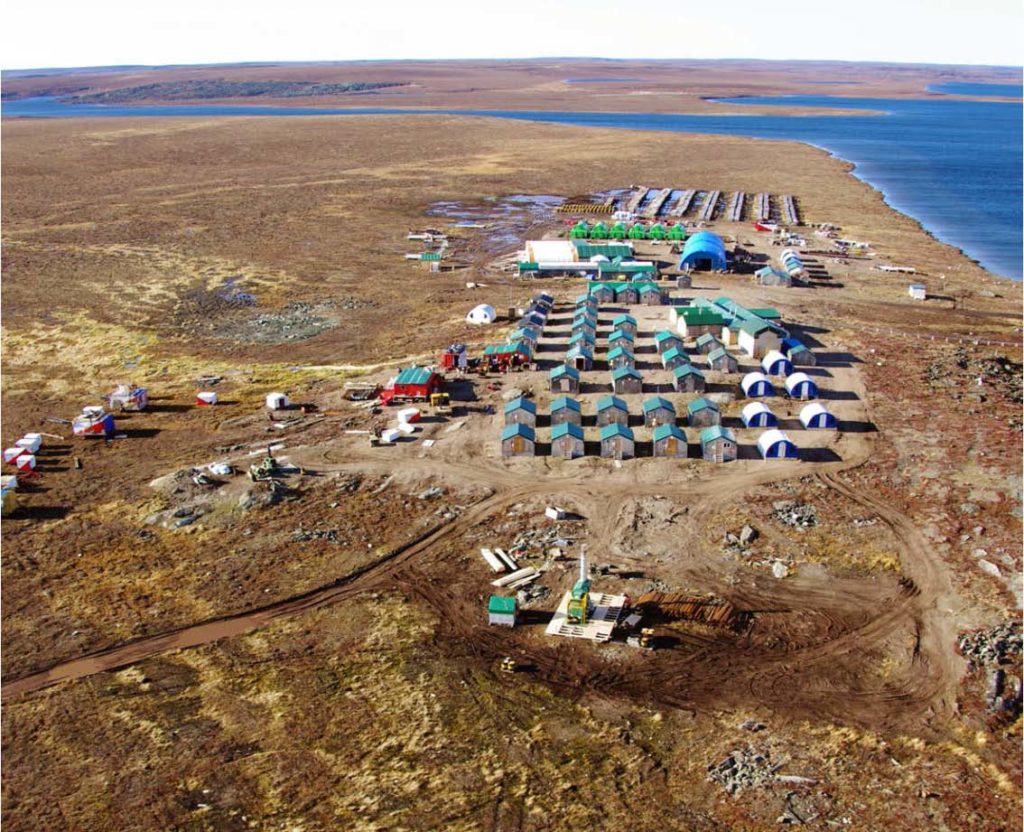 Goose Camp at Sabina's Back River Project in Nanavut, Canada