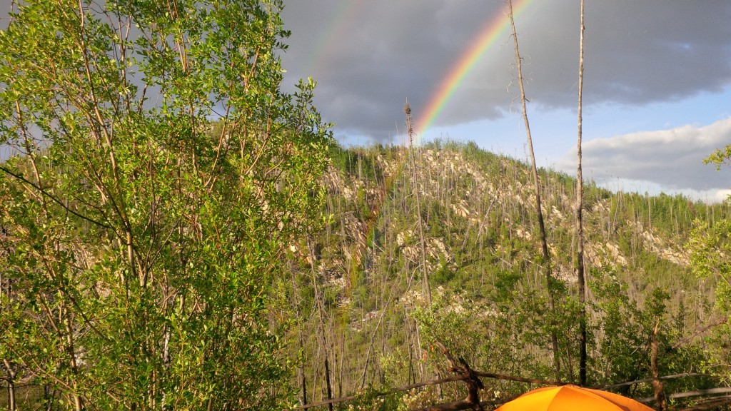 View of the "Pink Mountain" zone on the McConnells Jest property